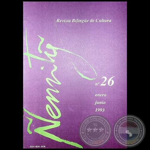 ÑEMITY N° 26 - Revista Bilingüe de Cultura - 1993